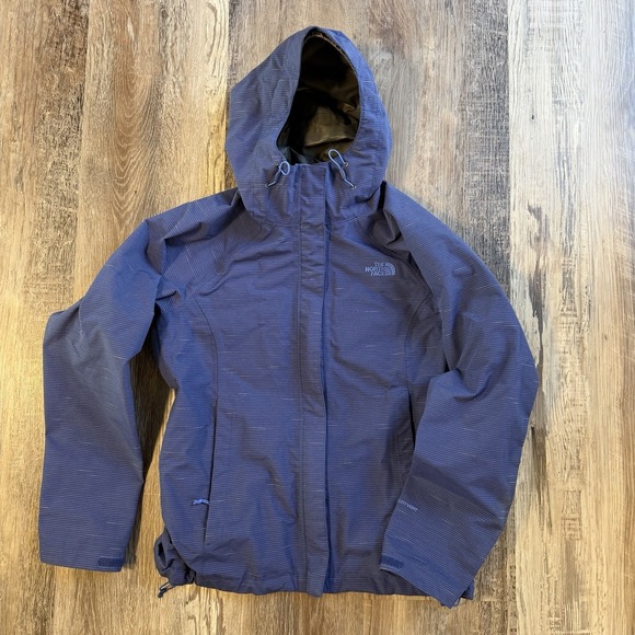 The North Face Jackets & Blazers - The North Face DryVent Blue Hooded NF00CP8N Rain Coat Size Medium Jacket Womens